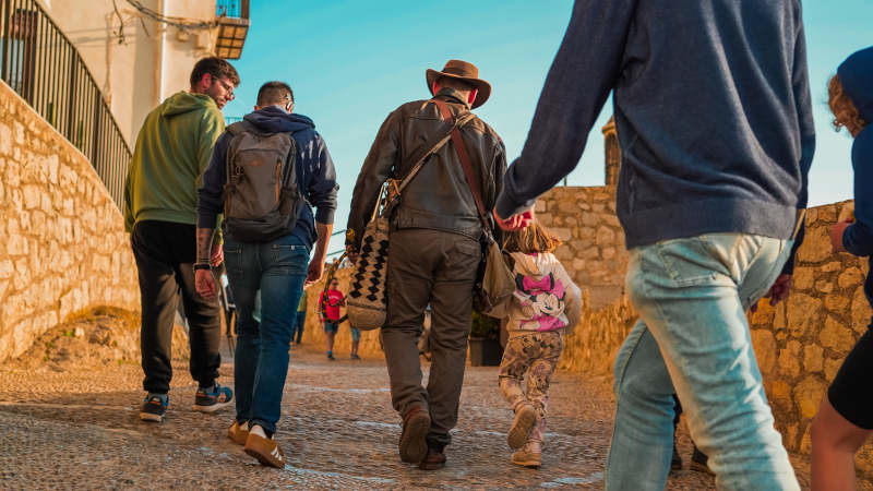 Show de Indiana Jones en Peñíscola