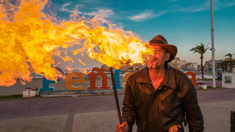 Visita cultural de Indiana Jones en Peñíscola